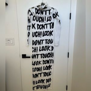 These Pink Lips Floor Length Dress Size 8